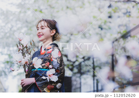 着物 袴　桜　 112052620