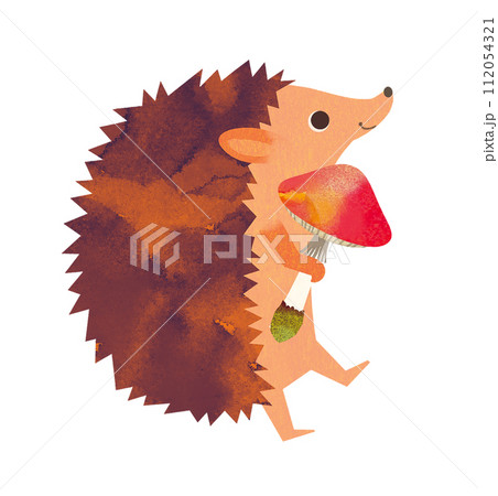 かわいいハリネズミ かわいいハリネズミ 112054321