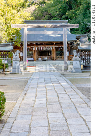 大阪府四條畷市南野の四條畷神社（楠公さん）　鳥居 112054511