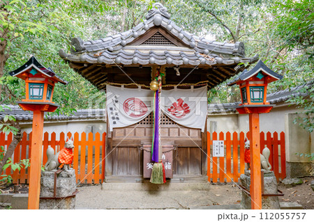 大阪府枚方市南中振の蹉跎天満宮(蹉跎神社) 摂社 稲荷神社 大阪府枚方市南中振の蹉跎天満宮(蹉跎神社) 摂社 稲荷神社 112055757
