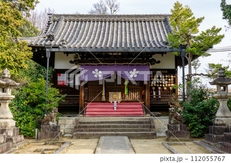 大阪府枚方市南中振の蹉跎天満宮（蹉跎神社）　拝殿（苅屋姫の伝説） 112055767