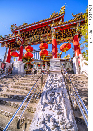 日本の横浜都市景観 横浜中華街・横浜関帝廟などを望む=2月28日 日本の横浜都市景観 横浜中華街・横浜関帝廟などを望む=2月28日 112056925