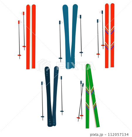 sports, skiing, downhill skiing, cross-country skiing, rapid descent. can be used for postcards, posters and posters sports, skiing, downhill skiing, cross-country skiing, rapid descent. can be used for postcards, posters and posters 112057134