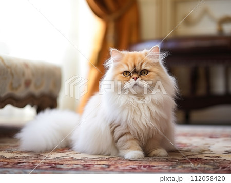Popular Persian playful kitten cat breed Popular Persian playful kitten cat breed 112058420