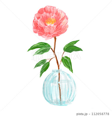 夫婦牡丹 (色鉛筆画) 夫婦牡丹 (色鉛筆画) 美術品・アンティーク・コレクション
