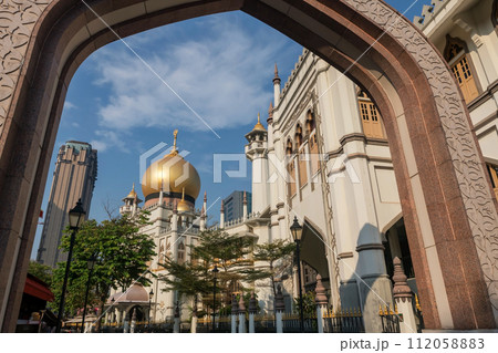 Sultan Mosque Masjid gate, Kampong Glam, Bugis, Singapore 112058883