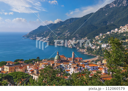 Vietri Sul Mare, Italy town skyline on the Amalfi Coast Vietri Sul Mare, Italy town skyline on the Amalfi Coast 112060579