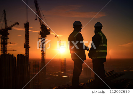 Building Team Harmony: Silhouette Composition of Engineer and Worker 112062659