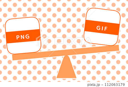 ファイルサイズの比較（PNGとGIF） 112063179