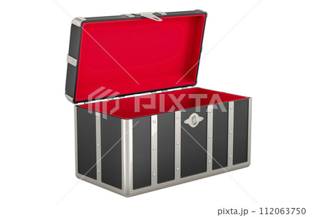 Empty Treasure Chest, 3D rendering 112063750