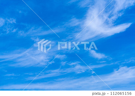 【夏素材】夏空イメージ【長野県】 112065156