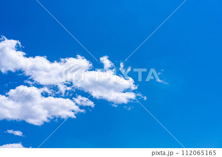【夏素材】夏空イメージ【長野県】 112065165