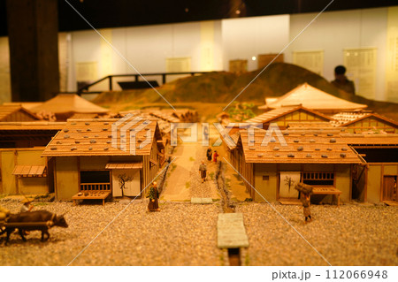 一乗谷朝倉氏遺構博物館　城下町模型 112066948