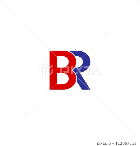 BR letter logo design vector template 112067518