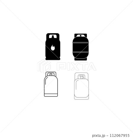 Gas Cylinder Icon 112067955