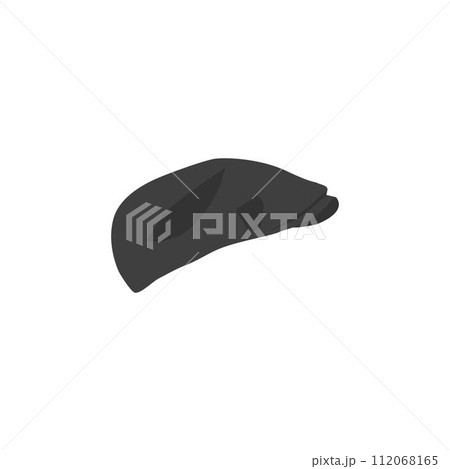 flat hat logo 112068165