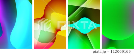 Abstract colors. Abstract backgrounds for wallpaper, business card, cover, poster, banner, brochure, header, website 112069169