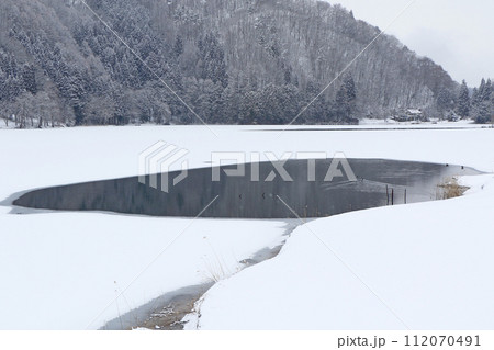冬の中綱湖 冬の中綱湖 112070491