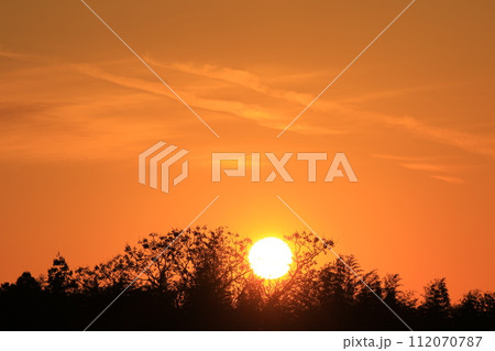沈む夕日 沈む夕日 112070787