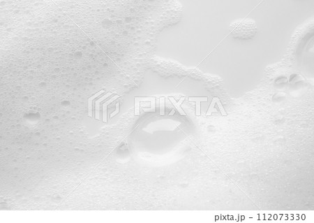Abstract white soap foam bubbles texture on white background Abstract white soap foam bubbles texture on white background 112073330
