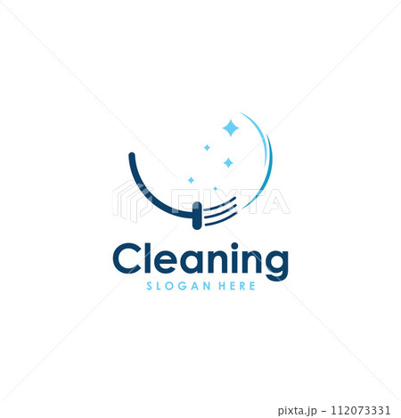Cleaning logo, cleaning protection logo and house cleaning logo.With a template illustration vector design concept. 112073331