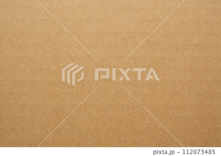 Brown eco recycled cardboard paper sheet texture background 112073485