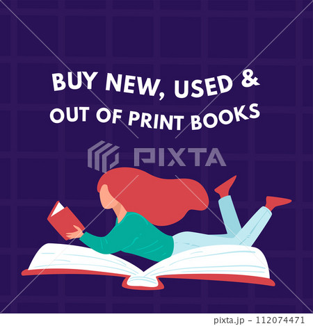 Buy new, used and out of print books, promo banner 112074471