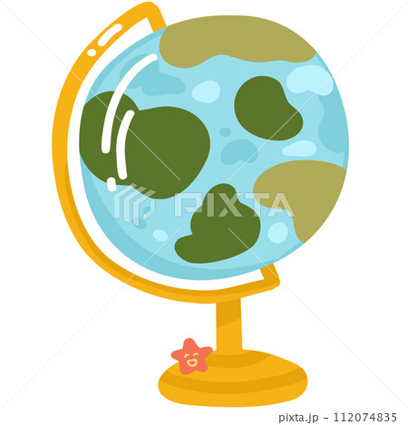 illustration of school globe illustration of school globe 112074835