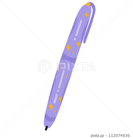 illustration of a pen illustration of a pen 112074836