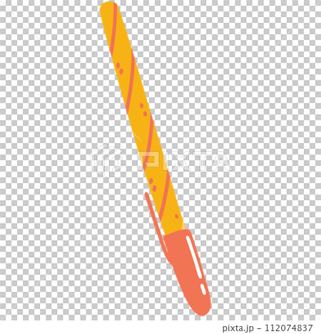 illustration of a pen illustration of a pen 112074837