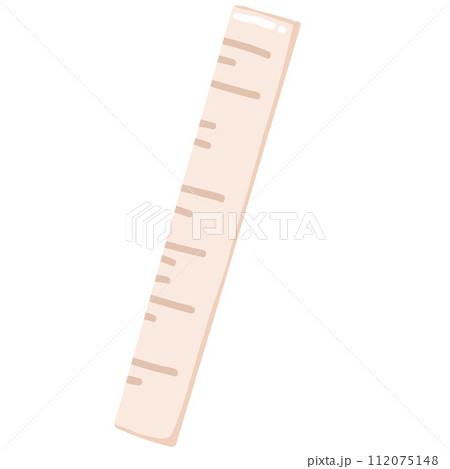 Ruler Stationery Illustration Ruler Stationery Illustration 112075148
