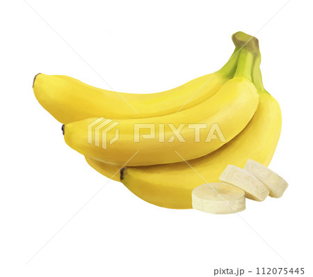 野菜・食材 果物 バナナ 構図 俯瞰 野菜・食材 果物 バナナ 構図 俯瞰 112075445