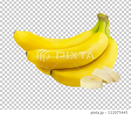 Vegetables/ingredients Fruit Banana Composition Overhead view Vegetables/ingredients Fruit Banana Composition Overhead view 112075445