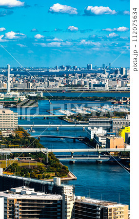 Bridges crossing Tokyo Bay, Tokyo Bridges crossing Tokyo Bay, Tokyo 112075634