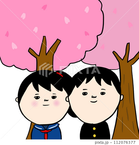 卒業式の記念撮影 卒業式の記念撮影 112076377