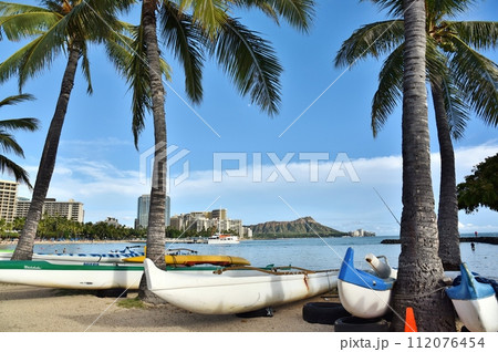 海とヤシの木 海とヤシの木 112076454