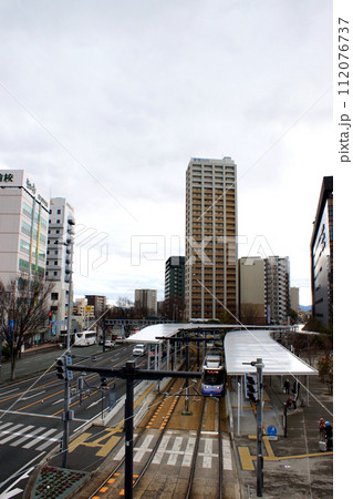 JR熊本駅白川口　駅前の景観 112076737
