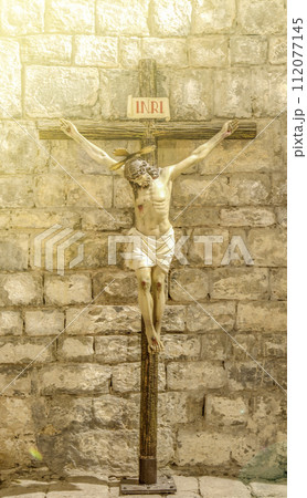 Jesus Christ Statue. Jesus of Nazareth is a First Century Jewish Preacher and Religious Leader, Central Figure of Christianity. Jesus Christ Statue. Jesus of Nazareth is a First Century Jewish Preacher and Religious Leader, Central Figure of Christianity. 112077145