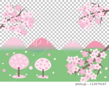 Scenery with cherry tree Scenery with cherry tree 112079187