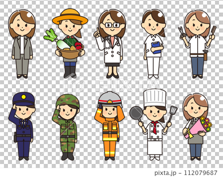 Various occupations_women 112079687