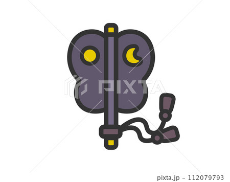 相撲のアイコン(線画カラー)のイラスト 相撲のアイコン(線画カラー)のイラスト 112079793