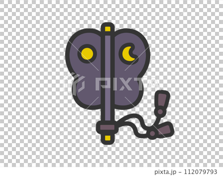 相撲のアイコン(線画カラー)のイラスト 相撲のアイコン(線画カラー)のイラスト 112079793