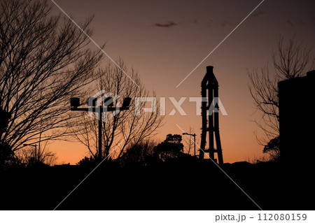 夕焼けイメージ 夕焼けイメージ 112080159