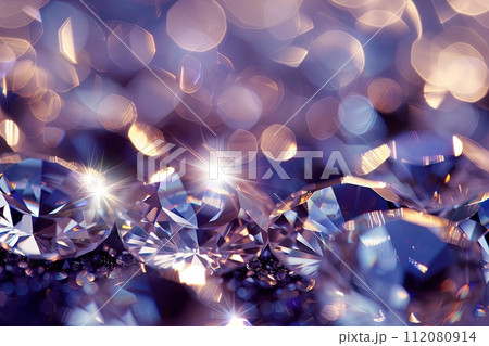 Shimmering Diamonds Close-Up 112080914