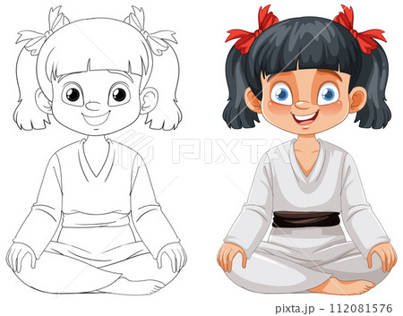 Karate Kid: From Sketch to Color Karate Kid: From Sketch to Color 112081576