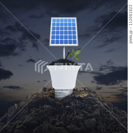 Green ecology and saving energy concept Green ecology and saving energy concept 112081822