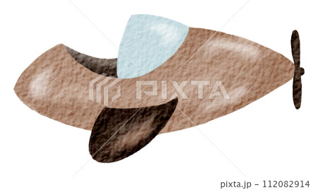 Airplane watercolor cartoon cute Airplane watercolor cartoon cute 112082914