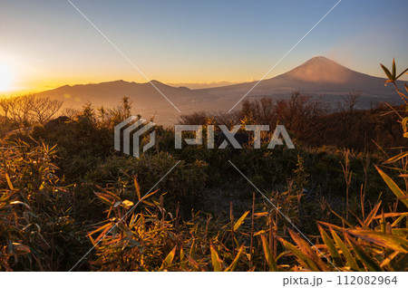 箱根から眺める富士山 箱根スカイライン 箱根から眺める富士山 箱根スカイライン 112082964