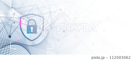 Cyber security and information or network protection. Future cyber technology web services for business and internet project 112083062