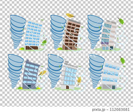 Commercial building disaster typhoon 112083081